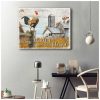 Farm Farmhouse Canvas Thankful Grateful Blessed Wall Art Decor