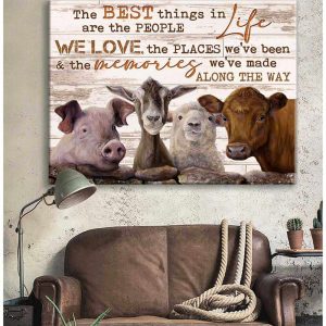 Farm Farmhouse Canvas The Best Things In Life Wall Art Decor 3 Farm Farmhouse Canvas The Best Things In Life Wall Art Decor 3