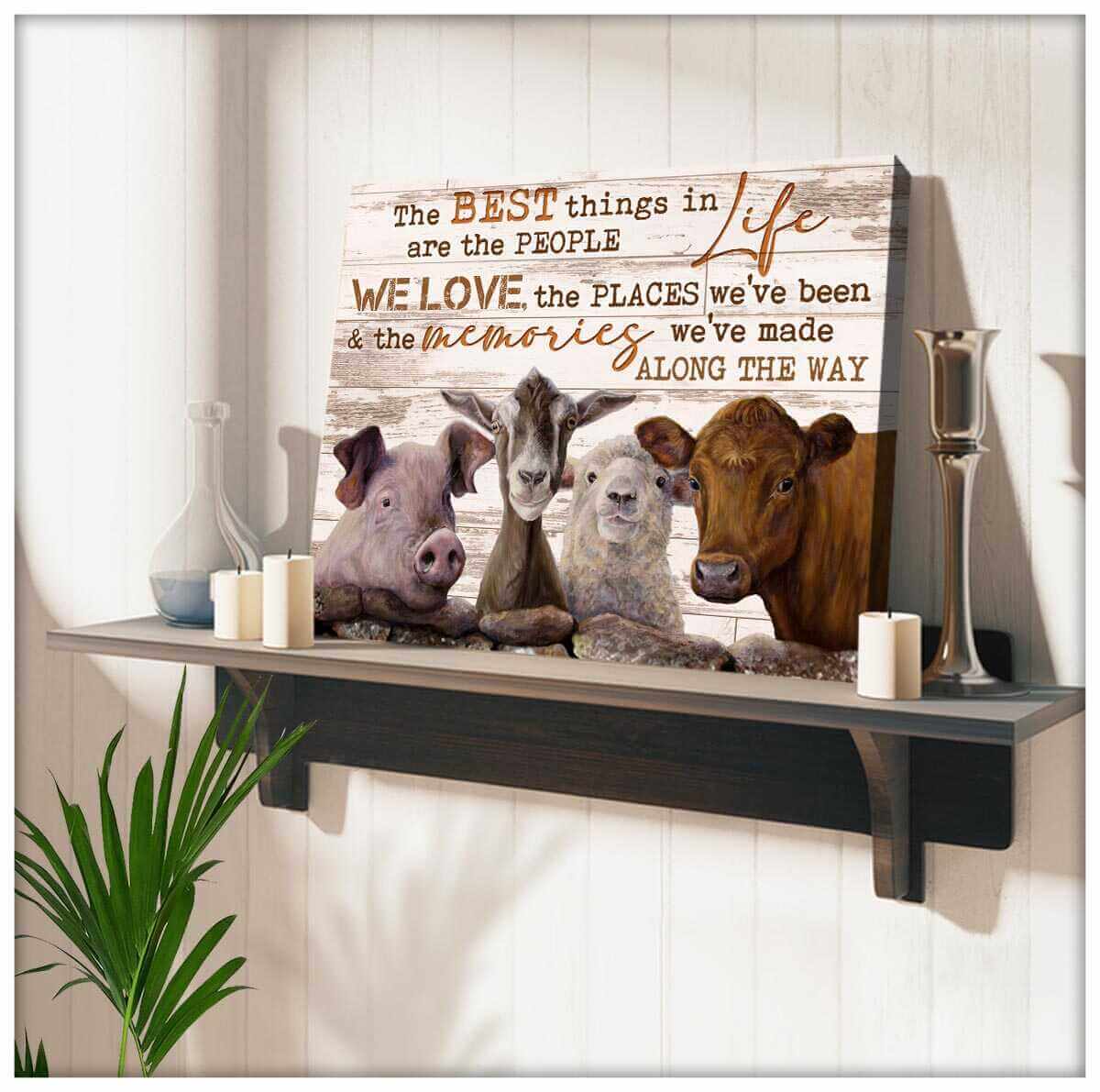 Farm-Farmhouse-Canvas-The-Best-Things-In-Life-Wall-Art-Decor Farm Farmhouse Canvas The Best Things In Life Wall Art Decor