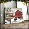 Farm Farmhouse Hereford Cows Christmas This Is Us Canvas Prints Wall Art Decor