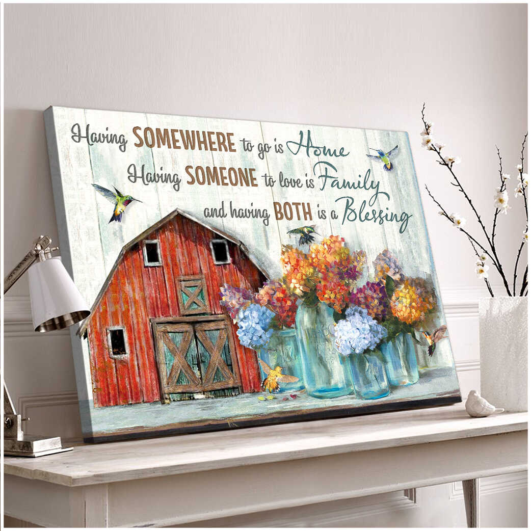 Farmhouse-And-Hummingbirds-Having-Somewhere-To-Go-Is-Home-Farm-Canvas-Prints-Wall-Art-Decor-1 Farmhouse And Hummingbirds Having Somewhere To Go Is Home Farm Canvas Prints Wall Art Decor 1