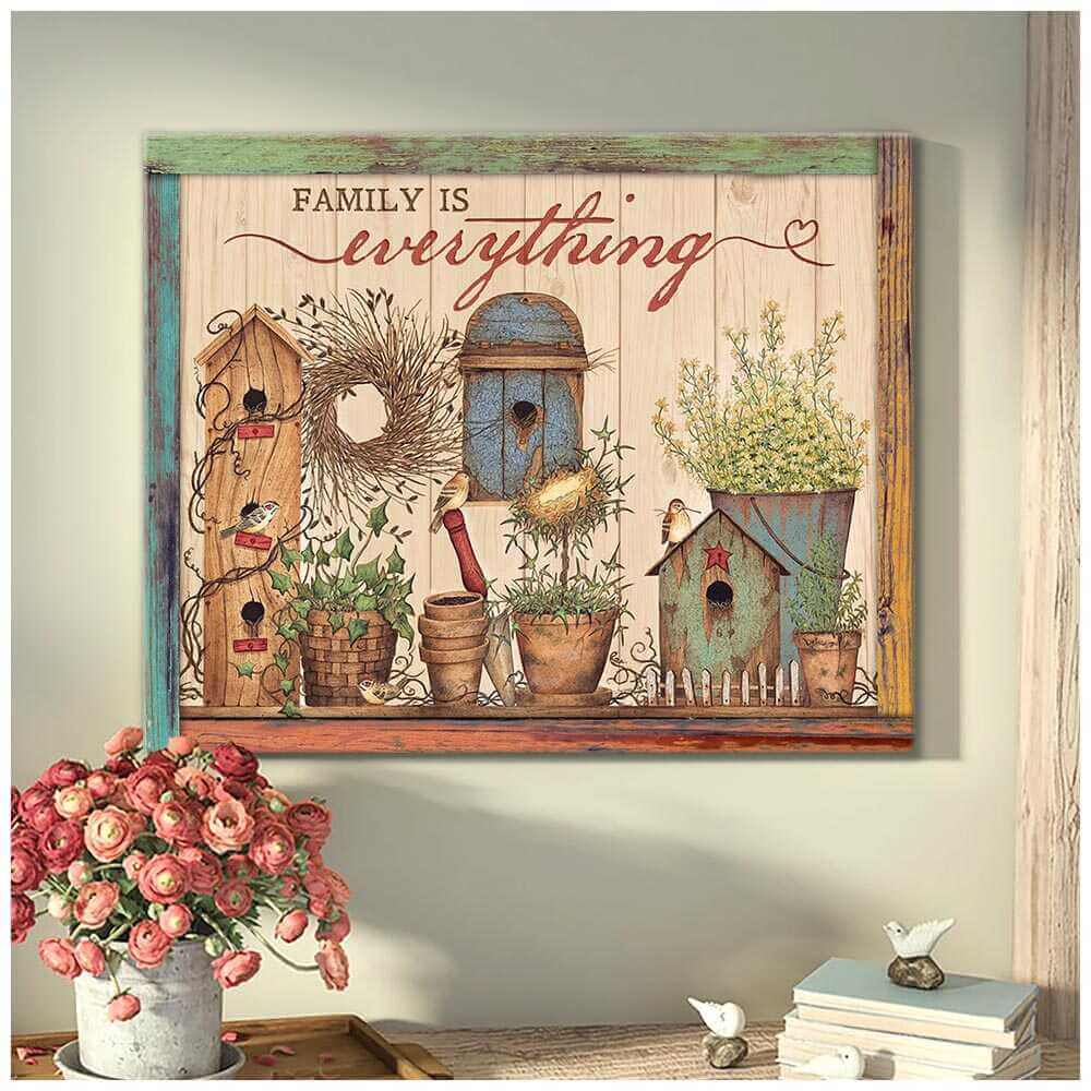 Farmhouse-Canvas-Family-Is-Everything-Wall-Art-Decor Farmhouse Canvas Family Is Everything Wall Art Decor