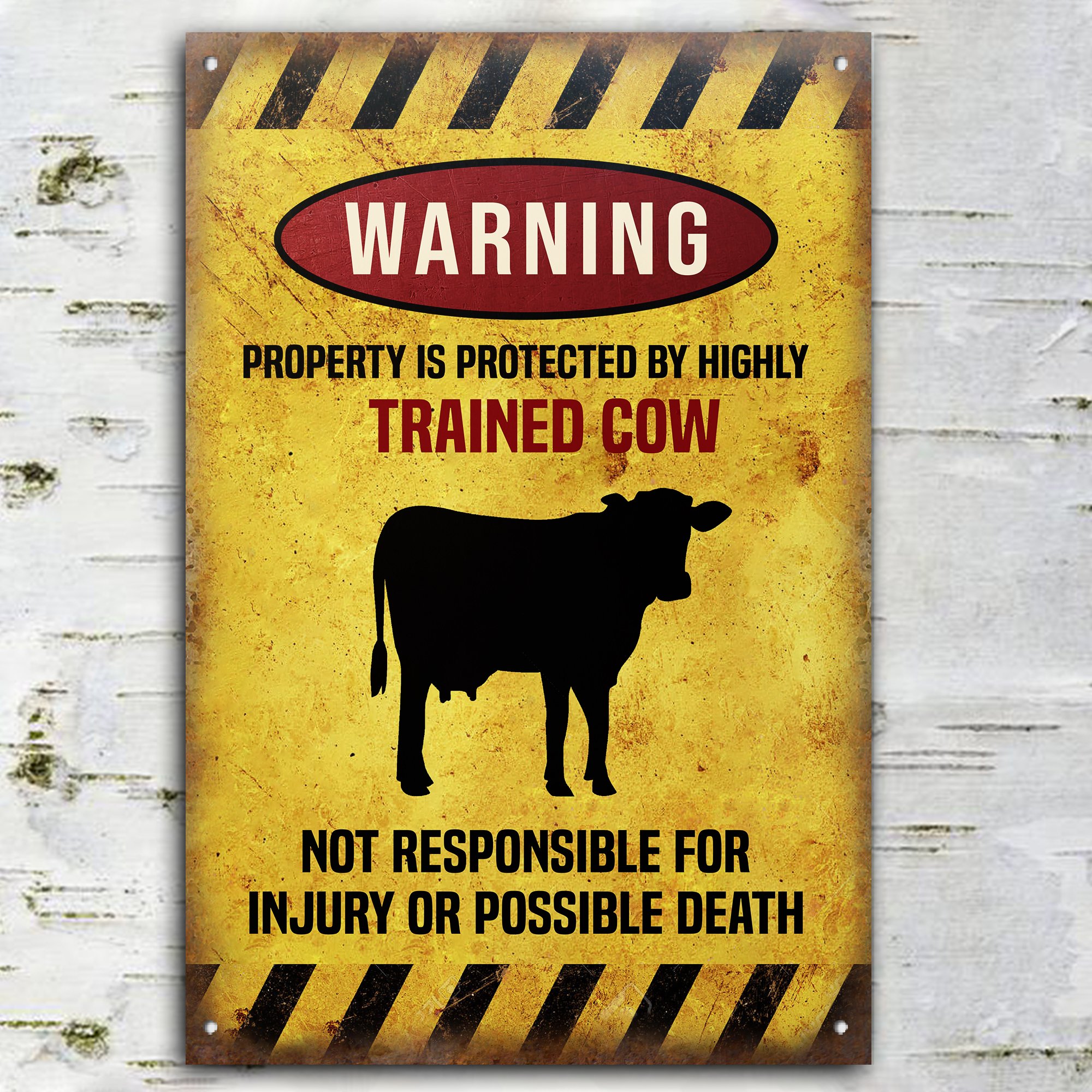 Farming-Highly-Trained-Cattle-Customized-Classic-Metal-Signs-2 Farming Highly Trained Cattle Customized Classic Metal Signs 2