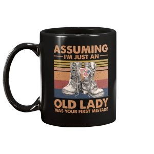 Female Veteran Assuming I'm Just An Old Lady Mug 2 Female Veteran Assuming Im Just An Old Lady Mug 2