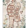 Firefighter Believes In Himself Husband And Wife Canvas Prints Wall Art Decor