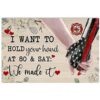 Firefighter Husband And Wife - I Want To Hold Your Hand Canvas Prints Wall Art Decor