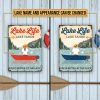 Fishing Lake Life At Lake Custom Classic Metal Signs