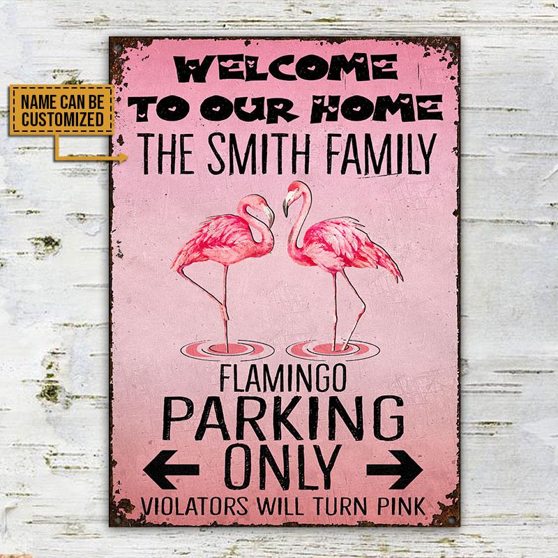 Flamingo-Will-Turn-Pink-Custom-Classic-Metal-Signs-2 Flamingo Will Turn Pink Custom Classic Metal Signs 2