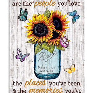 Flowers And Butterflies Wall Art The Best Things In Life Are The People You Love