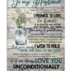 Flowers Husband Wall Art Canvas