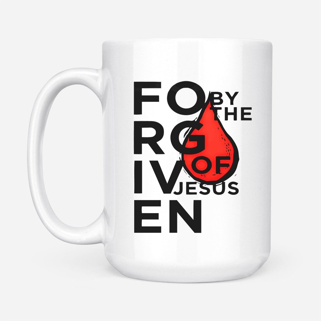 Forgiven-By-The-Blood-Of-Jesus-Coffee-Mug-2 Forgiven By The Blood Of Jesus Coffee Mug 2