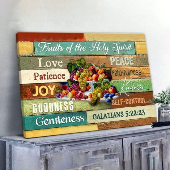 Fruits Of The Holy Spirit Wall Art Canvas