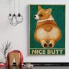 Funny Corgi Canvas