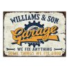 Garage Dad And Son We Fix Anything - Personalized Custom Classic Metal Signs