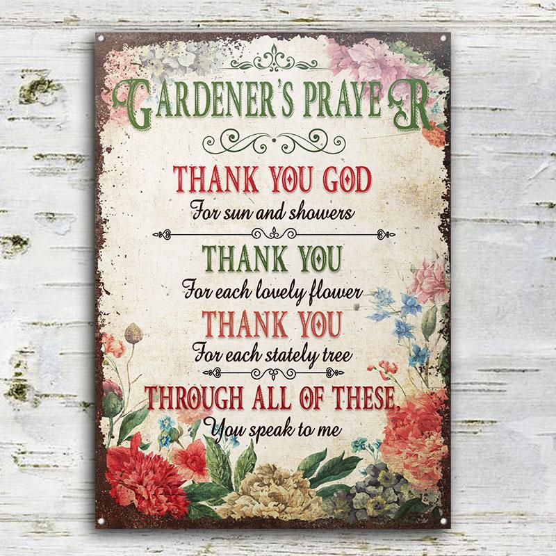 Garden-Gardeners-Prayer-Customized-Classic-Metal-Signs-2 Garden Gardeners Prayer Customized Classic Metal Signs 2