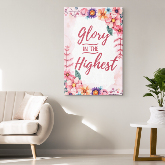 Glory In The Highest Canvas Wall Art 1 2