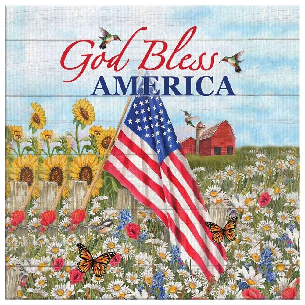 God-Bless-America-Canvas-Art-Christian-Wall-Art-2 God Bless America Canvas Art Christian Wall Art 2