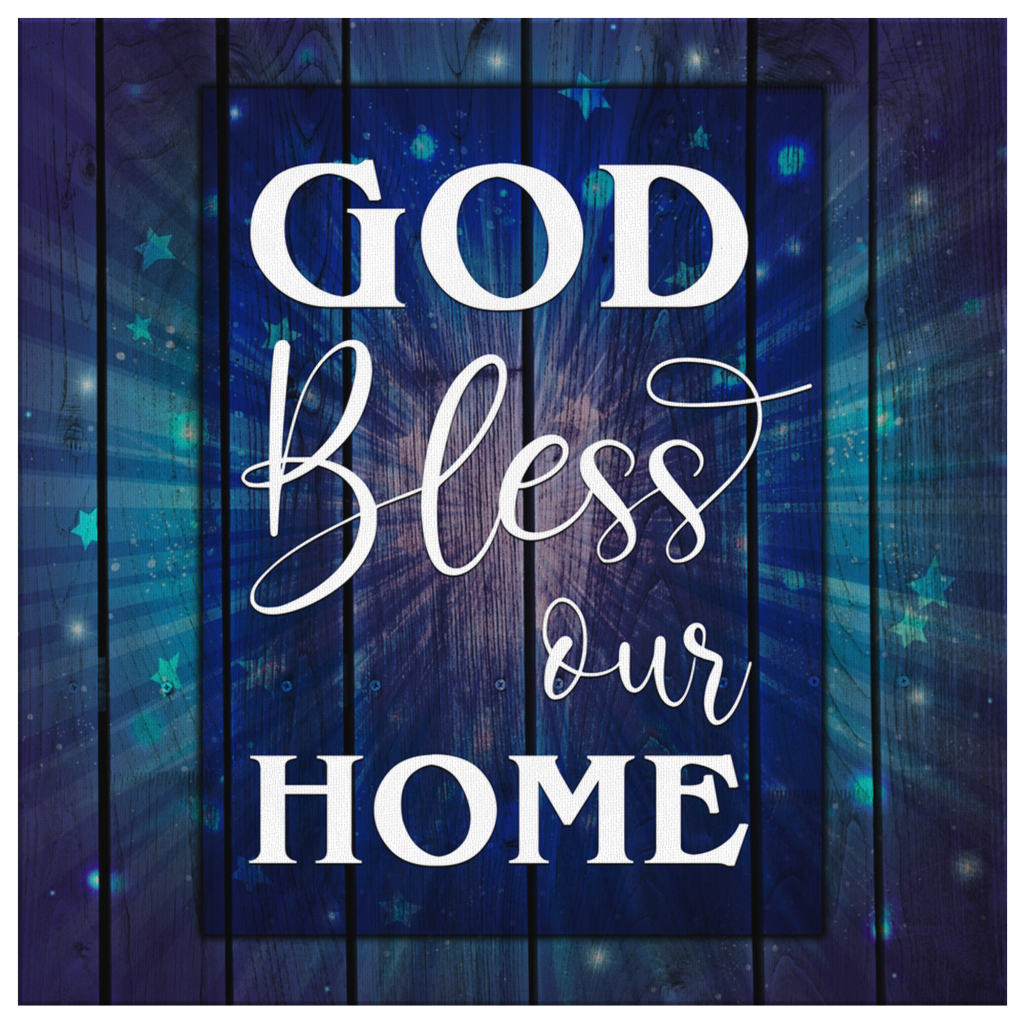 God-Bless-Our-Home-Canvas-Wall-Art-2 God Bless Our Home Canvas Wall Art 2