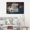God Has A Plan Trust It Live It Enjoy It Canvas Wall Art