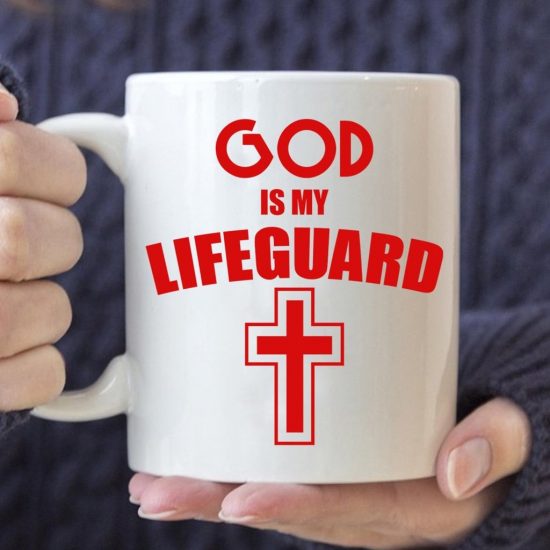 God Is My Life Guard Coffee Mug
