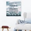 God Is Our Refuge And Strength Psalm 46:1 Canvas Print