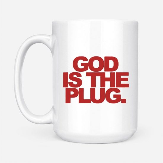 God Is The Plug Coffee Mug 2