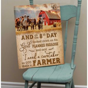 God Looked Down On His Planned Paradise Canvas Prints Wall Art Decor