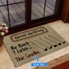 Gone Golfing Personalized Custom Name Doormat Welcome Mat