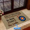 Gone Shooting Personalized Custom Name Doormat Welcome Mat