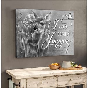 Gorgeous Deer Print Only Imagine Deer Canvas Prints Wall Art Decor