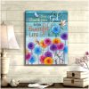 Gorgeous Dragonfly Canvas Dear God Wall Art Decor