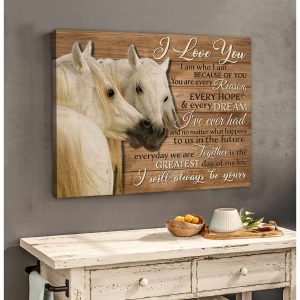 Gorgeous Horse Canvas I Love You Horse Wall Art Decor 3 Gorgeous Horse Canvas I Love You Horse Wall Art Decor 3