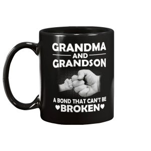 Grandma And Grandson A Bond That Cant Be Broken Mug 1