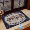 Greyhound Racing Personalized Custom Name Doormat Welcome Mat