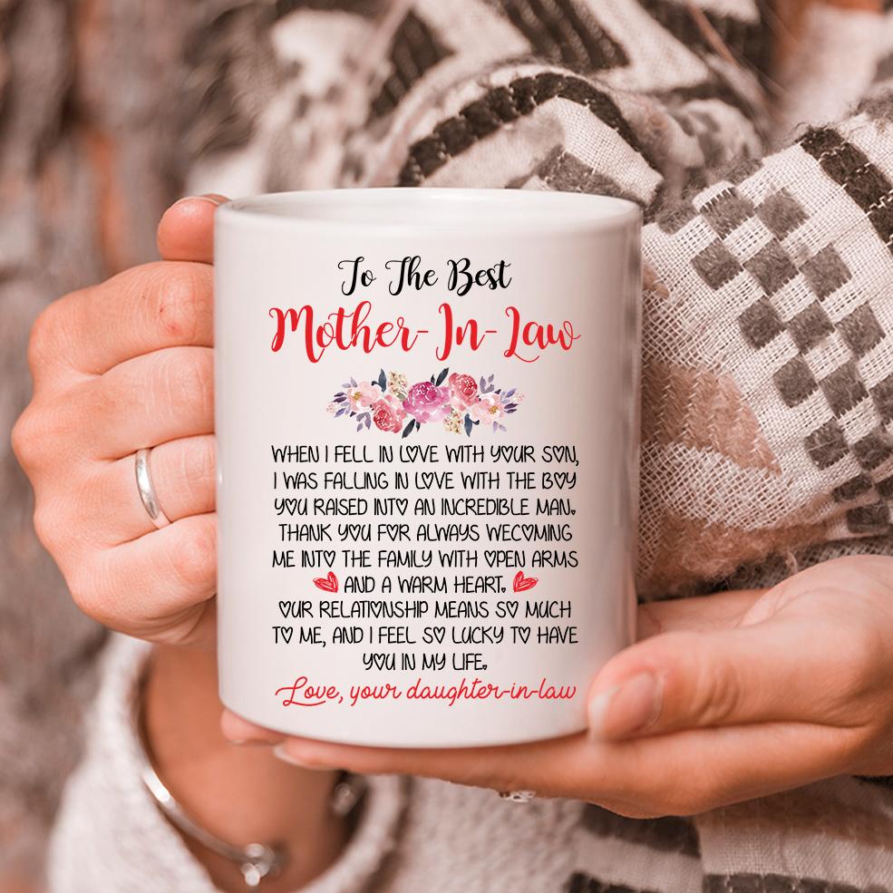 Happy-Mothers-Day-Mothers-Day-Gift-Idea-Gift-For-Mom-Funny-Mom-Mug-To-The-Best-Mother-In-Law-Mug Happy Mother's Day