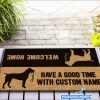 Have A Good Timeboxer Personalized Custom Name Doormat Welcome Mat