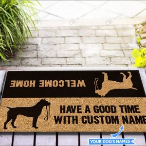 Have A Good Timeboxer Personalized Custom Name Doormat Welcome Mat