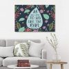 He Will Come To Us Like The Rain Hosea 6:3 Bible Verse Wall Art Canvas