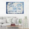 Hebrews 11:1 Now Faith Is Confidence In What We Hope For Canvas Wall Art