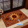 Hippie Personalized Custom Name Doormat Welcome Mat