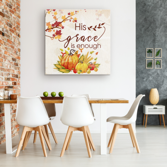 His Grace Is Enough Canvas Wall Art 1