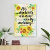 His Mercies Are New Every Morning Lamentations 3:23 Canvas Wall Art