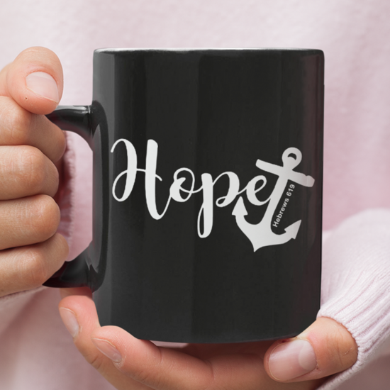 Hope Hebrews 6:19 Bible Verse Coffee Mug