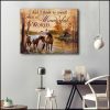 Horse And I Think To Myself Canvas Prints Wall Art Decor