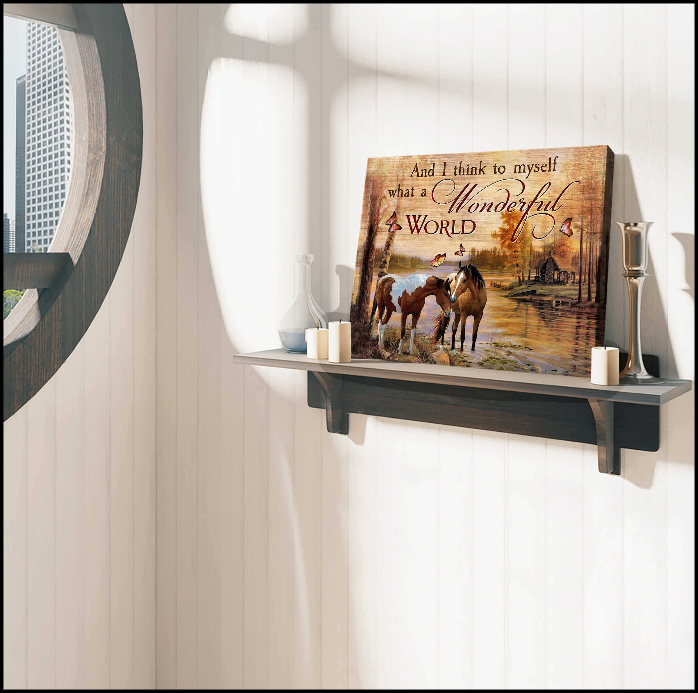 Horse-And-I-Think-To-Myself-Canvas-Prints-Wall-Art-Decor-2 Horse And I Think To Myself Canvas Prints Wall Art Decor 2