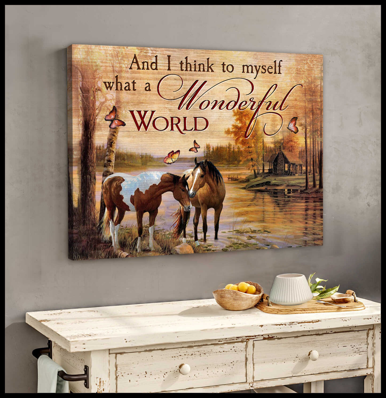 Horse-And-I-Think-To-Myself-Canvas-Prints-Wall-Art-Decor-3 Horse And I Think To Myself Canvas Prints Wall Art Decor 3