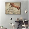 Horse Canvas I Can Do All Things Through Christ Wall Art Decor
