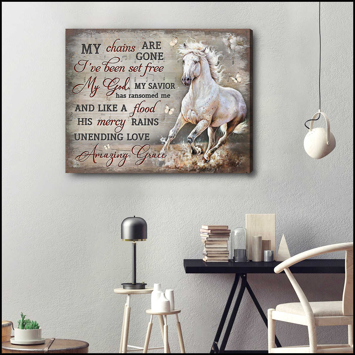 Horse-My-Chains-Are-Gone-Canvas-Prints-Wall-Art-Decor-1 Horse My Chains Are Gone Canvas Prints Wall Art Decor 1