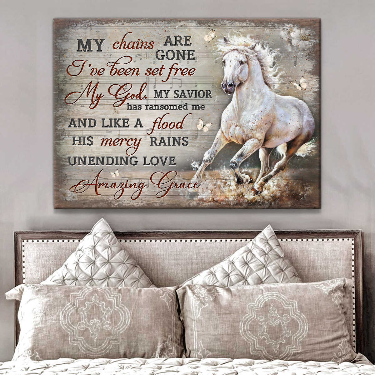 Horse-My-Chains-Are-Gone-Canvas-Prints-Wall-Art-Decor Horse My Chains Are Gone Canvas Prints Wall Art Decor