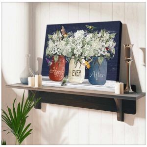 Hummingbird Canvas Happily Ever After Wall Art Decor 3
